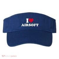 I Love Airsoft I Heart Airsoft Lover Player Visor thumb 0