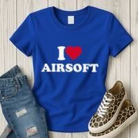 I Love Airsoft I Heart Airsoft Lover Player Women's T-Shirt thumb 3