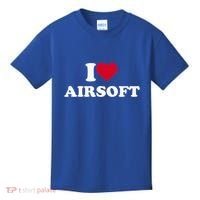 I Love Airsoft I Heart Airsoft Lover Player Kids T-Shirt thumb 0