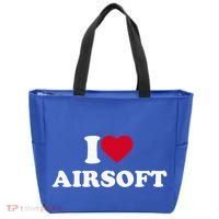 I Love Airsoft I Heart Airsoft Lover Player Tote Bag thumb 0
