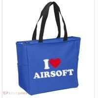 I Love Airsoft I Heart Airsoft Lover Player Tote Bag thumb 2