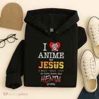 I Love Anime But Jesus Always Comes First Hoodie thumb 4