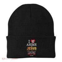 I Love Anime But Jesus Always Comes First Beanie thumb 0