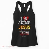 I Love Anime But Jesus Always Comes First Women's Tank Top thumb 0