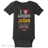 I Love Anime But Jesus Always Comes First Baby Bodysuit thumb 0