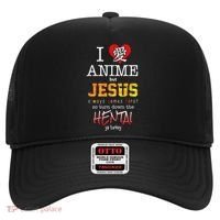 I Love Anime But Jesus Always Comes First Hat thumb 0