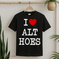I Love Alt Hoes I Heart Alt Hoes Funny Red Heart T-Shirt thumb 2