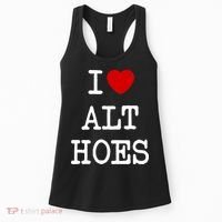 I Love Alt Hoes I Heart Alt Hoes Funny Red Heart Women's Tank Top thumb 0