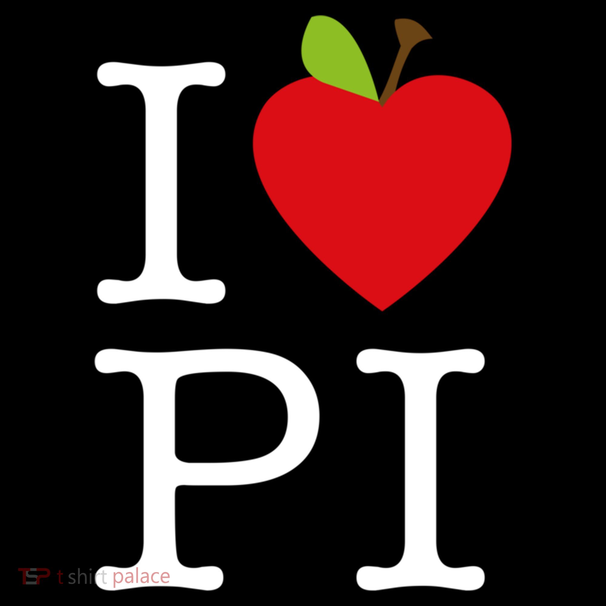 I Love Apple Pi Pie I Funny Math Geeks Gift USA-Made Doggie Bandana