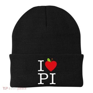I Love Apple Pi Pie I Funny Math Geeks Gift Beanie
