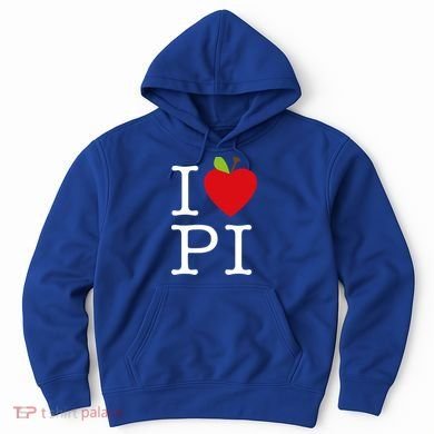 I Love Apple Pi Pie I Funny Math Geeks Gift Hoodie