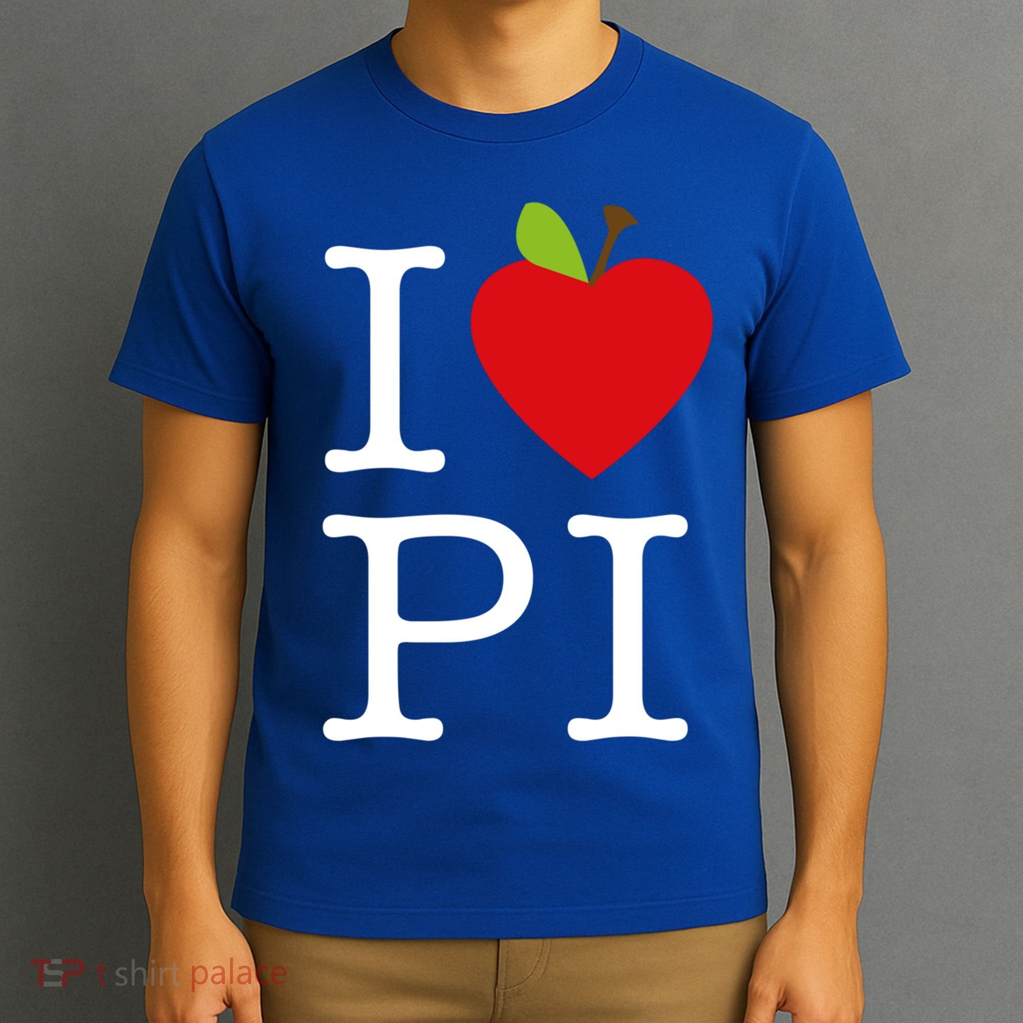 I Love Apple Pi Pie I Funny Math Geeks Gift T-Shirt