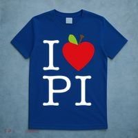 I Love Apple Pi Pie I Funny Math Geeks Gift T-Shirt thumb 5