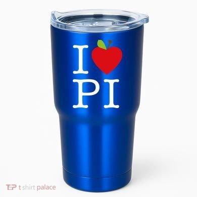 I Love Apple Pi Pie I Funny Math Geeks Gift Tumbler