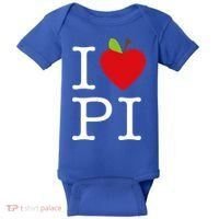 I Love Apple Pi Pie I Funny Math Geeks Gift Baby Bodysuit thumb 0