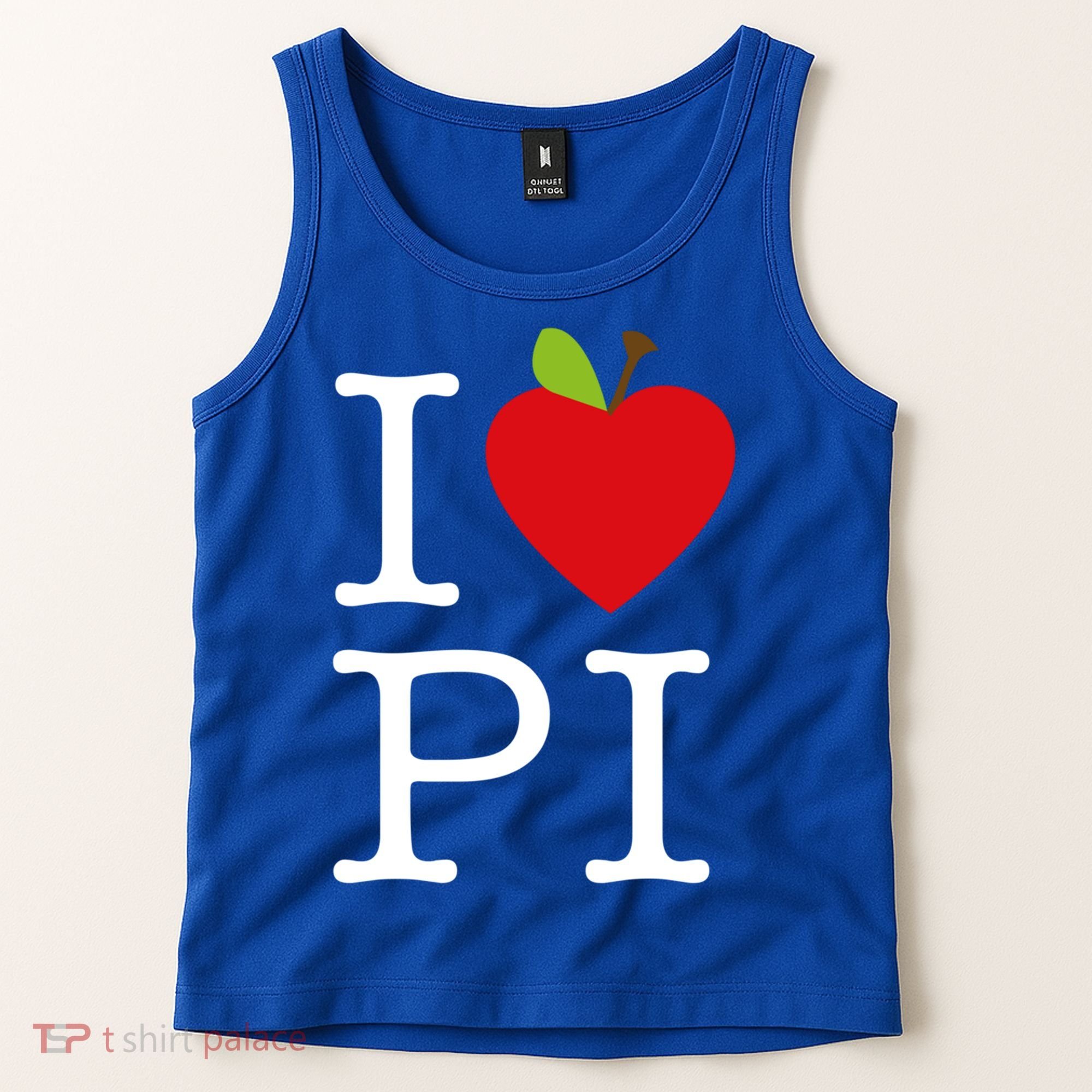 I Love Apple Pi Pie I Funny Math Geeks Gift Tank Top