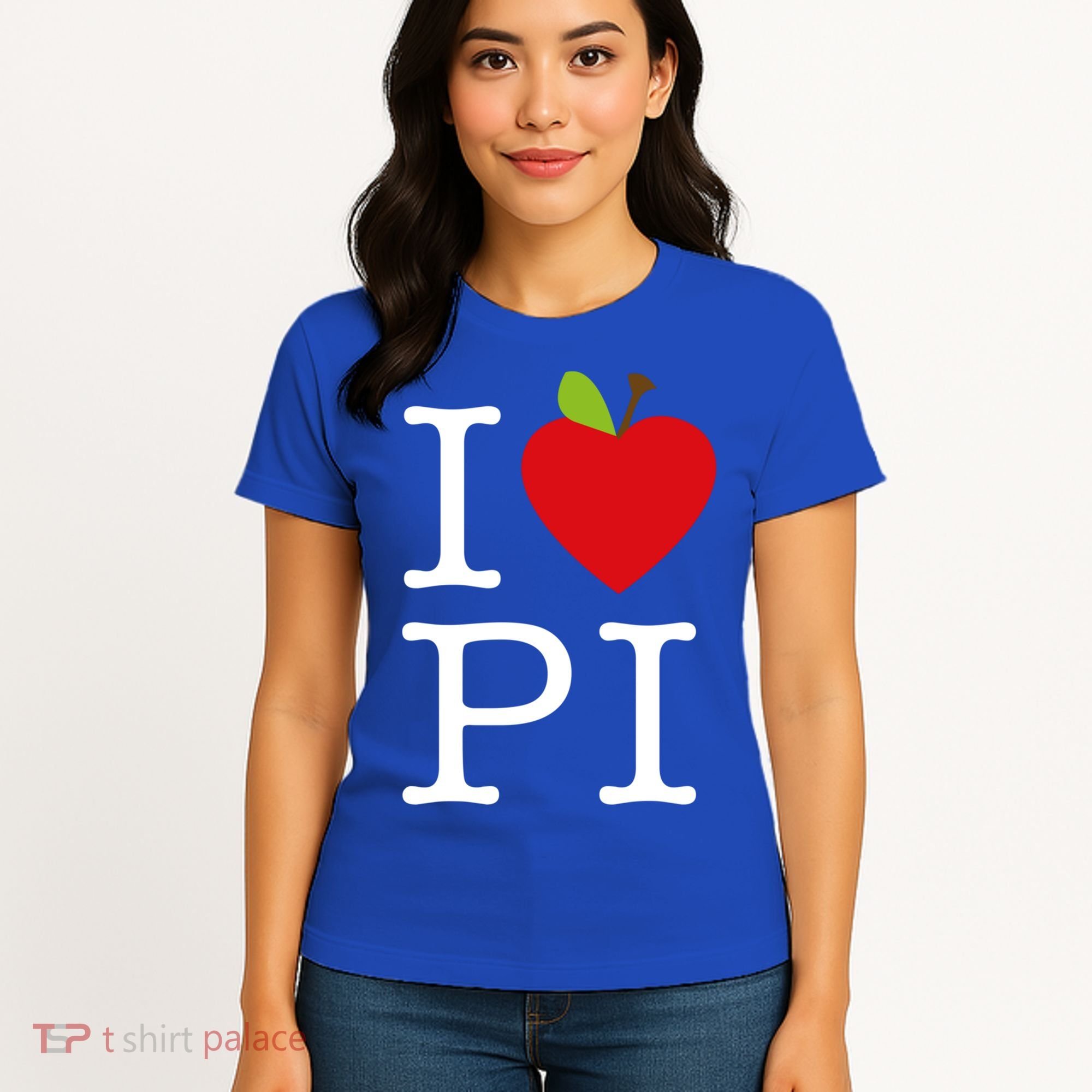 I Love Apple Pi Pie I Funny Math Geeks Gift Women's T-Shirt