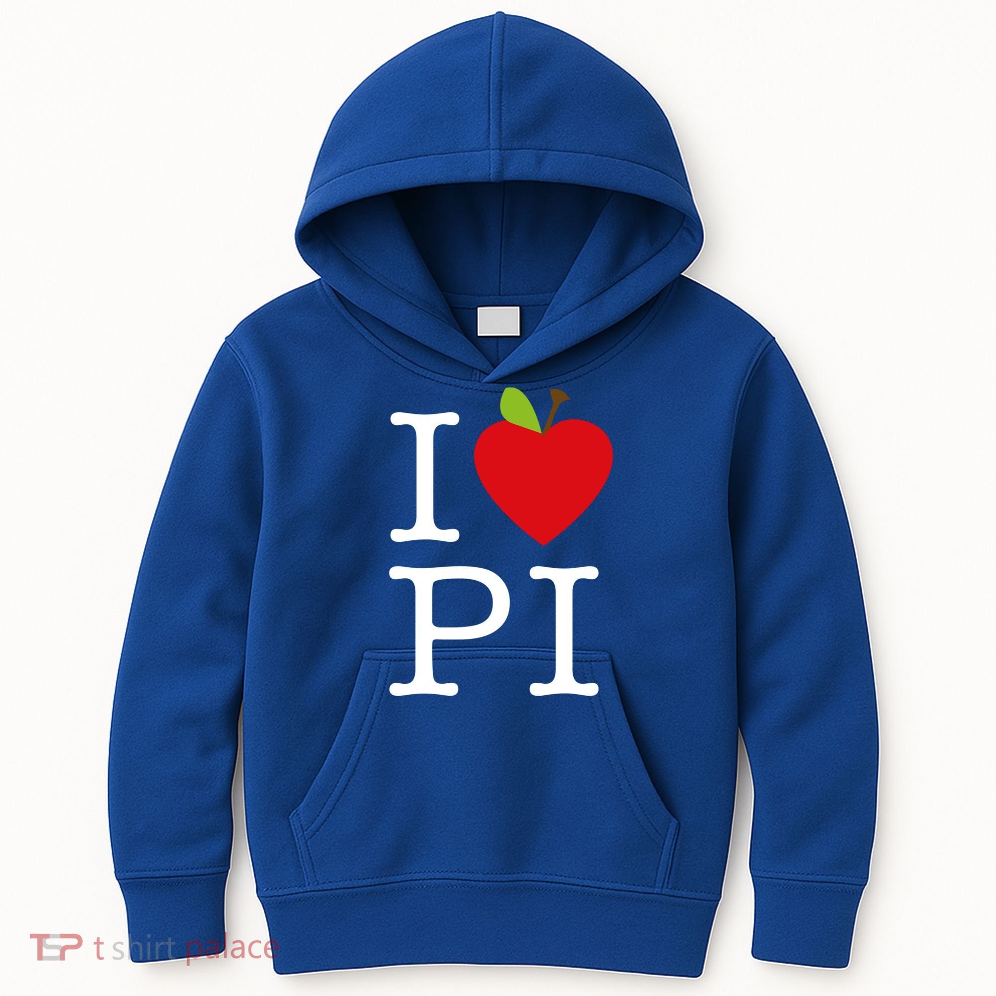 I Love Apple Pi Pie I Funny Math Geeks Gift Kids Hoodie
