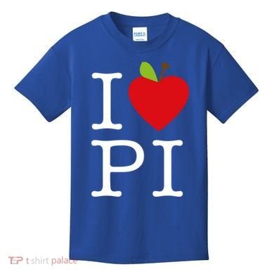 I Love Apple Pi Pie I Funny Math Geeks Gift Kids T-Shirt