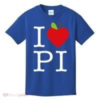 I Love Apple Pi Pie I Funny Math Geeks Gift Kids T-Shirt thumb 0