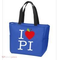 I Love Apple Pi Pie I Funny Math Geeks Gift Tote Bag thumb 3