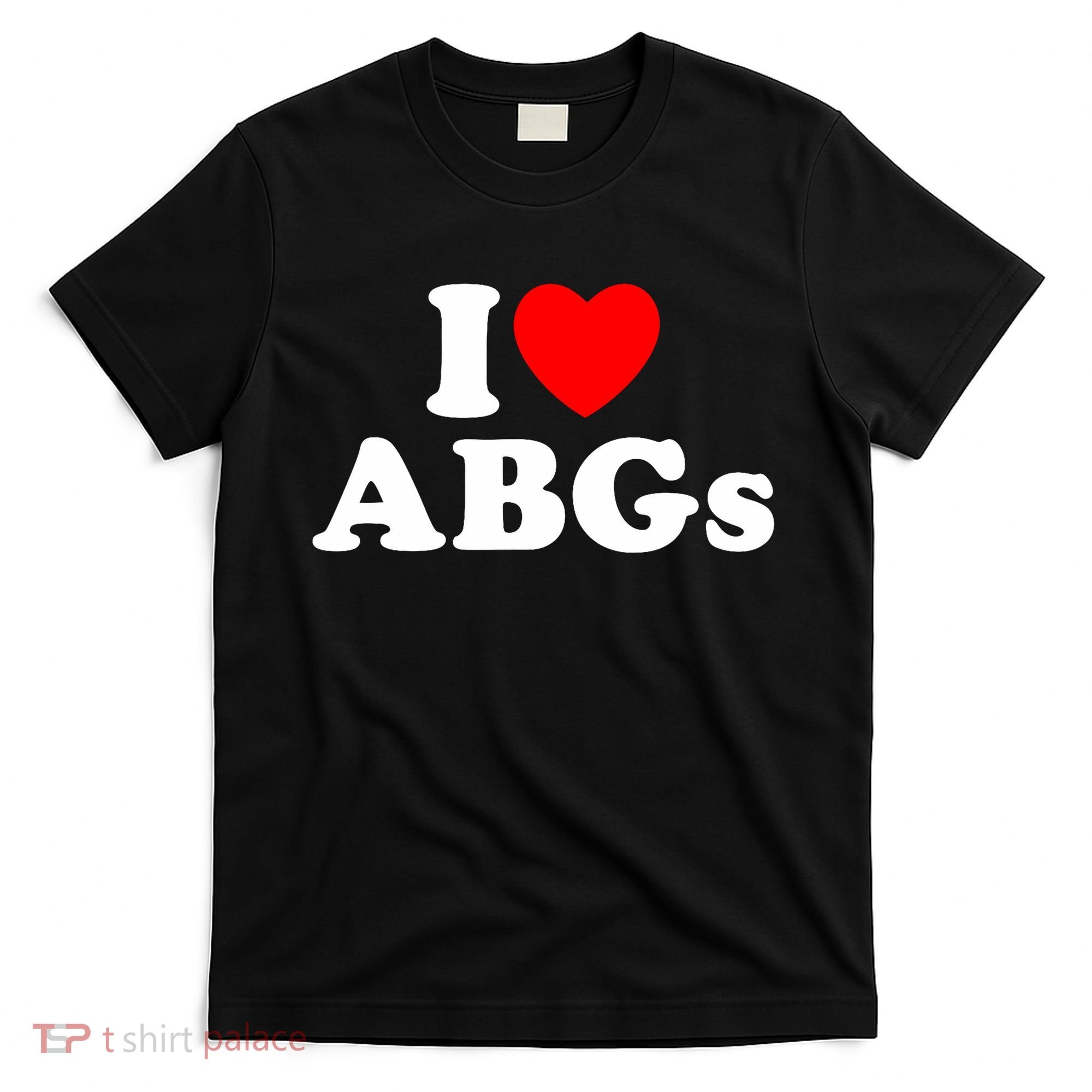 I Love Abgs I Heart Abgs Funny Asian Girl Lover T-Shirt