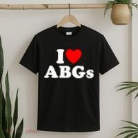I Love Abgs I Heart Abgs Funny Asian Girl Lover T-Shirt thumb 2