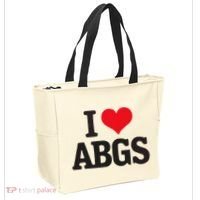 I Love Abgs Tote Bag thumb 2