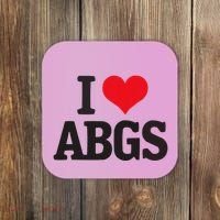 I Love Abgs Coaster thumb 0
