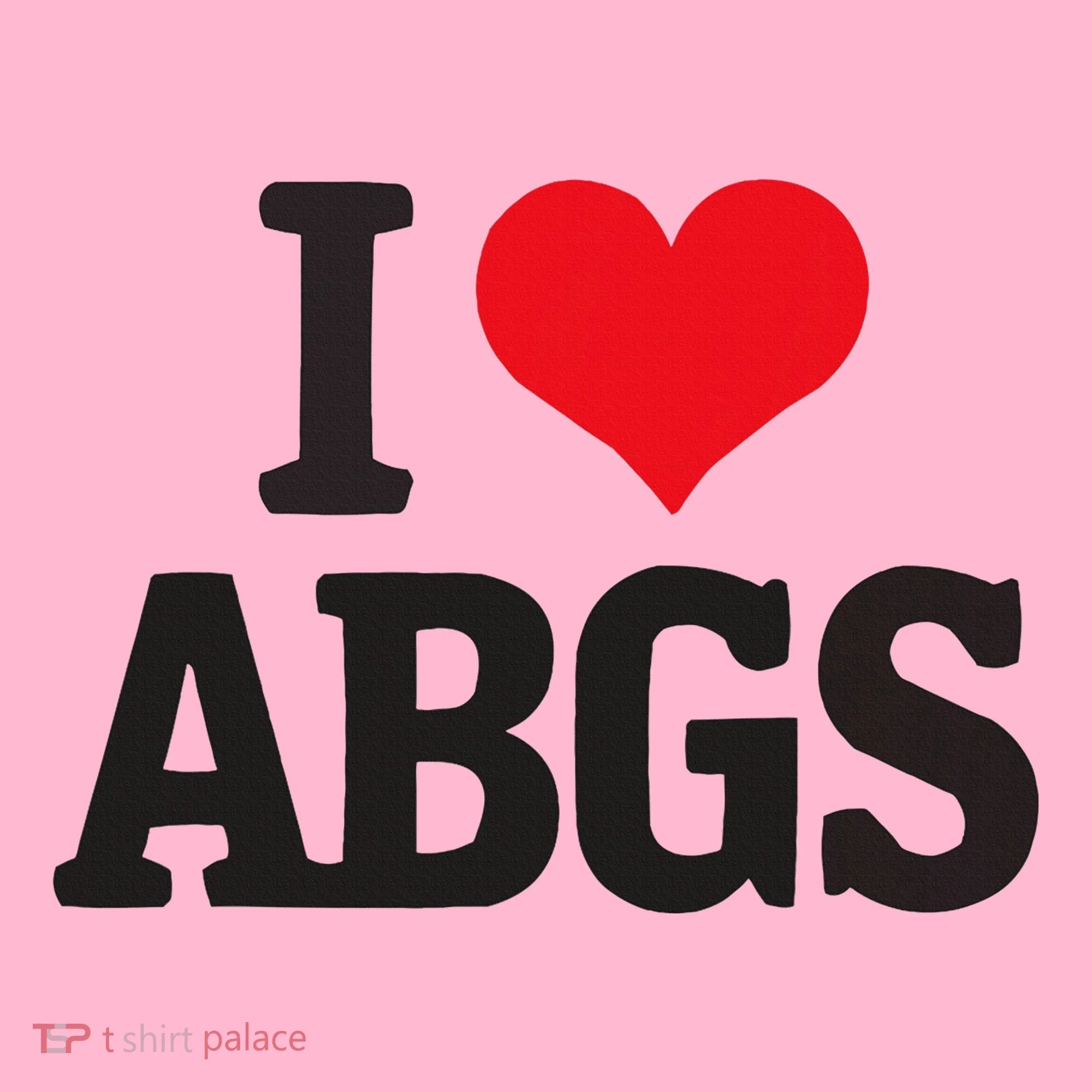 I Love Abgs Coaster