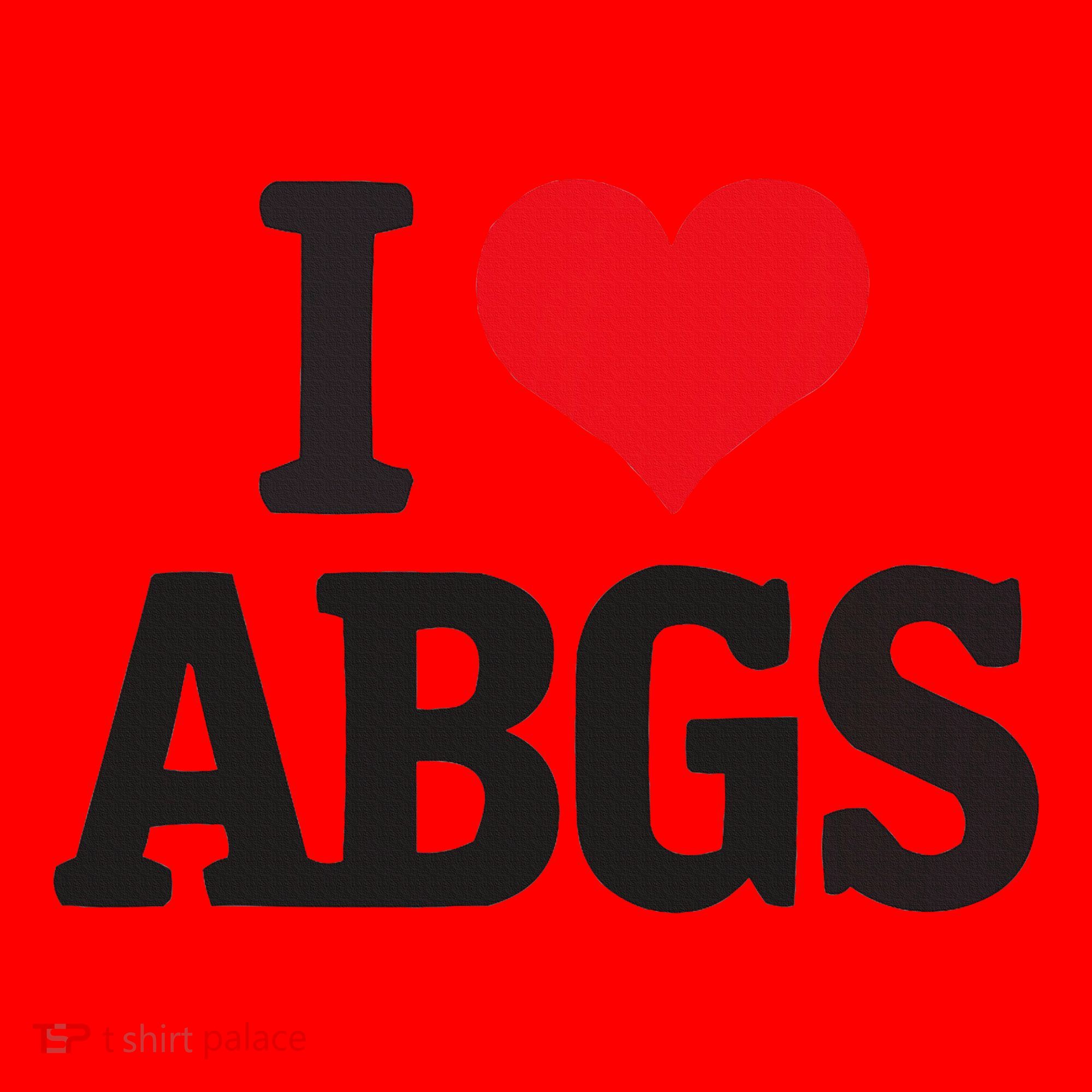 I Love Abgs Santa Hat