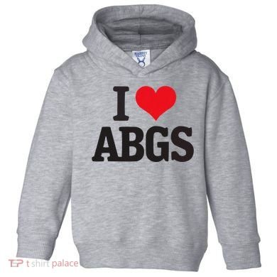 I Love Abgs Toddler Hoodie