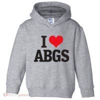 I Love Abgs Toddler Hoodie thumb 0