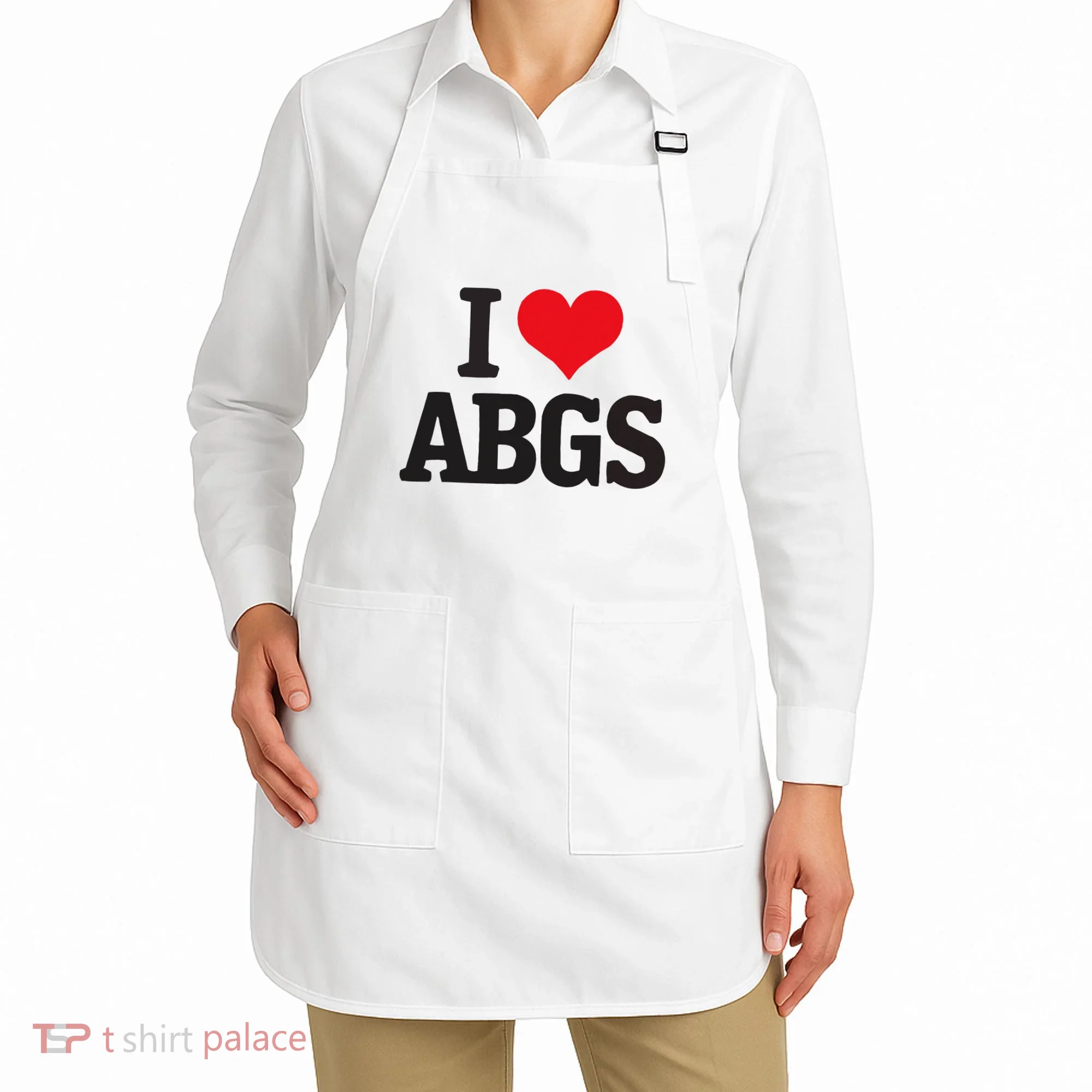 I Love Abgs Apron
