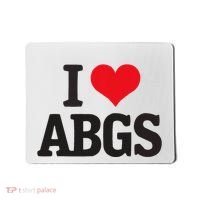 I Love Abgs Mousepad thumb 0