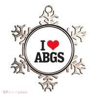 I Love Abgs Ornament thumb 0