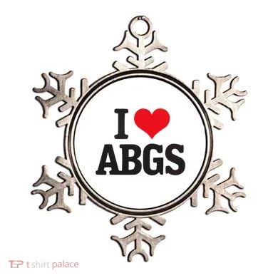 I Love Abgs Ornament