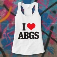 I Love Abgs Women's Tank Top thumb 3