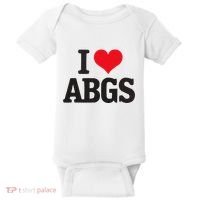 I Love Abgs Baby Bodysuit thumb 0