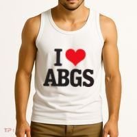 I Love Abgs Tank Top thumb 3