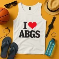 I Love Abgs Tank Top thumb 4