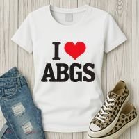 I Love Abgs Women's T-Shirt thumb 3