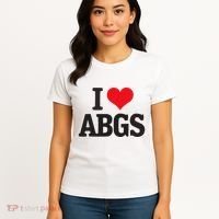 I Love Abgs Women's T-Shirt thumb 4