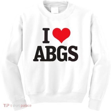 I Love Abgs Kids Sweatshirt