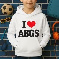 I Love Abgs Kids Hoodie thumb 2