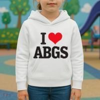 I Love Abgs Kids Hoodie thumb 3