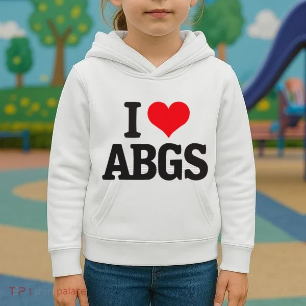 I Love Abgs Kids Hoodie