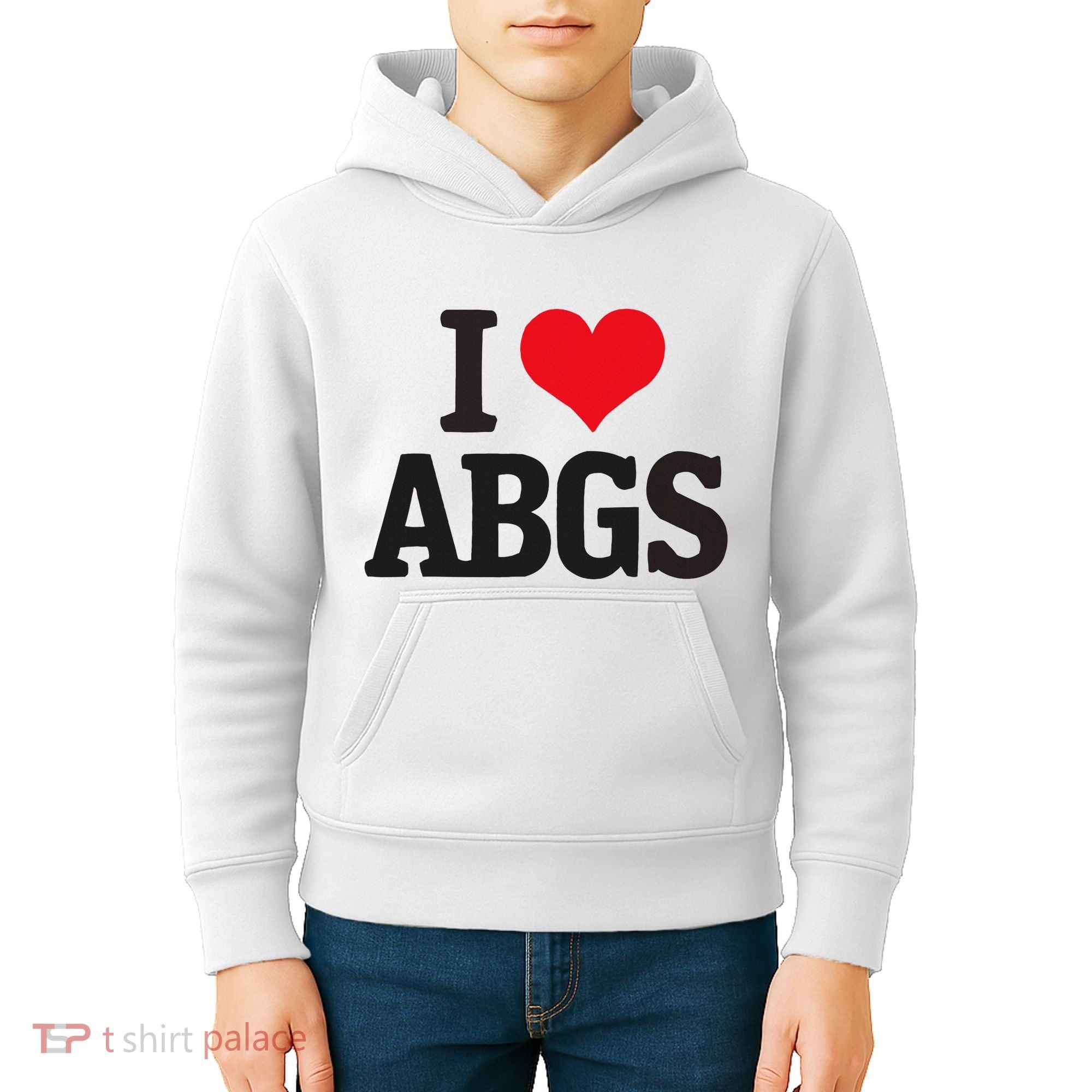 I Love Abgs Kids Hoodie