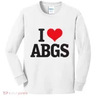 I Love Abgs Kids Long Sleeve Shirt thumb 0