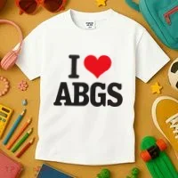 I Love Abgs Kids T-Shirt thumb 3